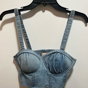 Denim Blue Women's Top
